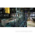 Stripping process of electroplating line